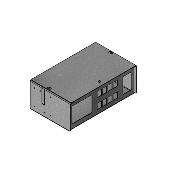 Produktbild MVT 150 083 SVZ  -  Aufputz Medienverteiler für 8 Keystone (19.4mm Ausschnitt)